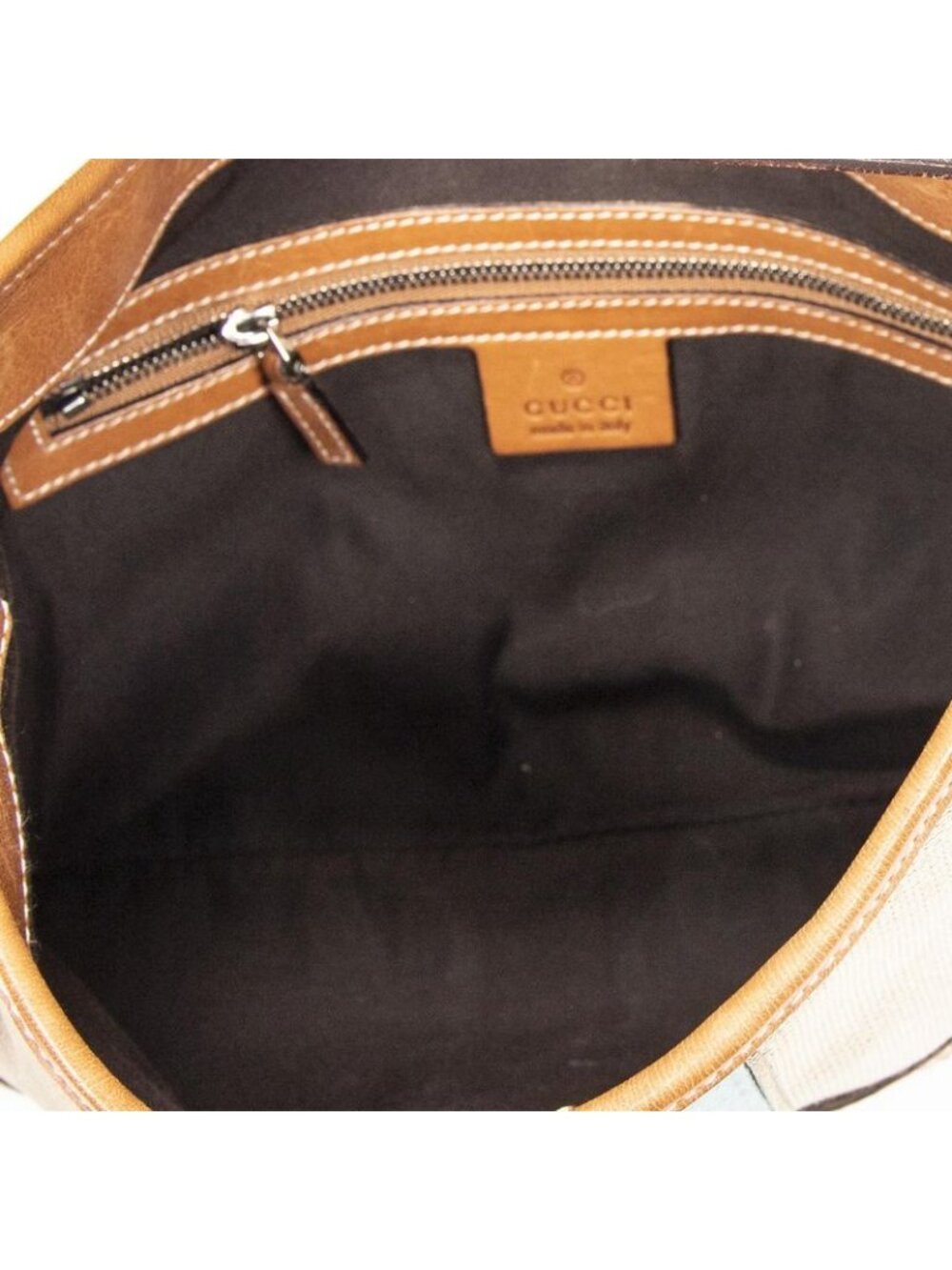 ★SOLD★ Gucci Interlocking 2-Way Tote Brown Canvas - Picture 9 of 10